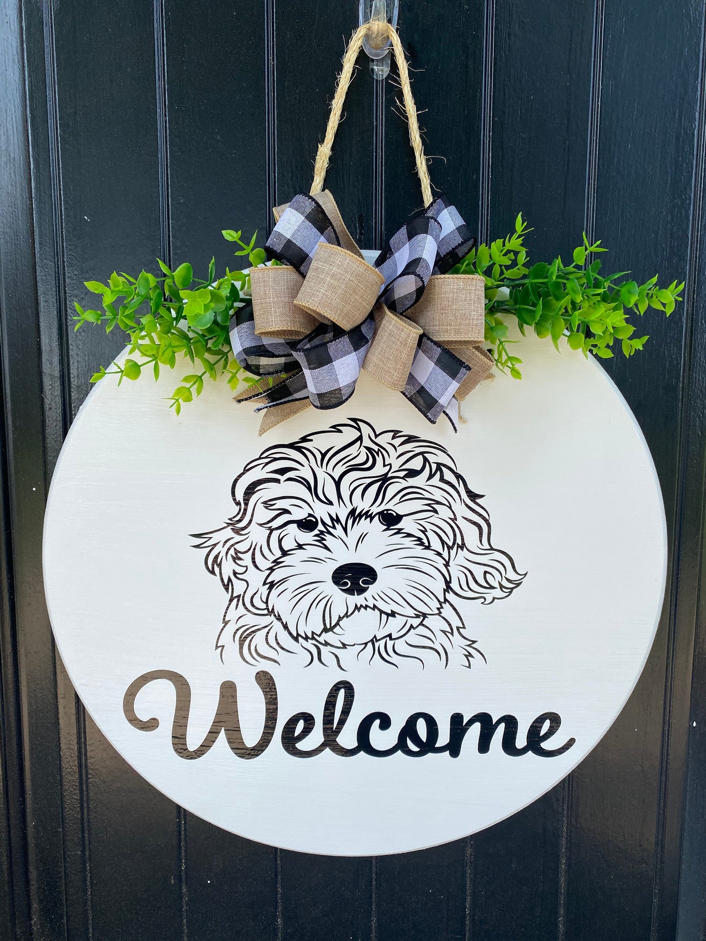 Golden doodle Welcome Sign